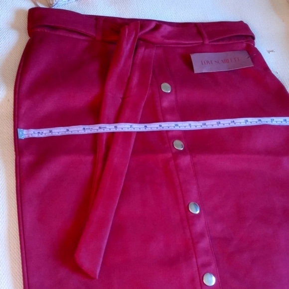 New sexy skirt size L burgundy love Scarlett - Picture 4 of 9